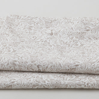 Allure - Watercolor Textured Floral Ivory 118" Wide 3 Yard Cut