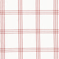 Enamoured Toweling - Large Check White Red 18" Wide Toweling Yardage