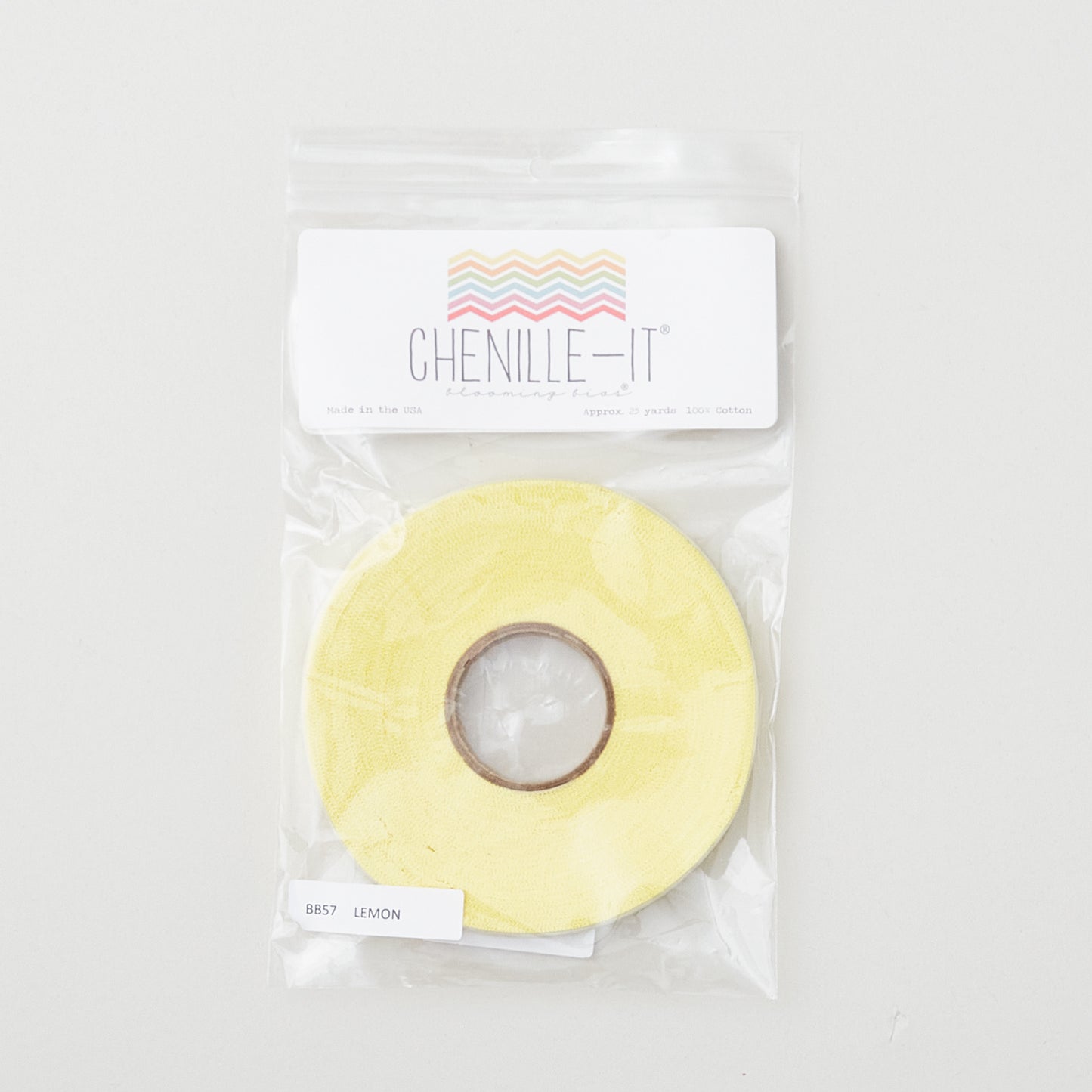 Chenille-It Blooming Bias Sew & Wash Trim - 3/8" Lemon Alternative View #1
