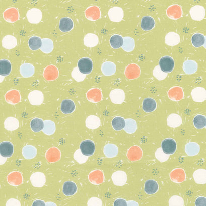 Thicket and Bramble - Dots Green Yardage
