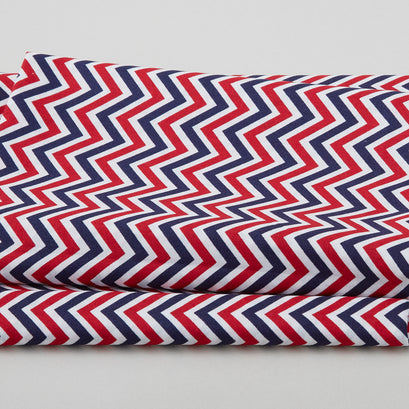 Sweet Liberty - Chevron Red 2 Yard Cut