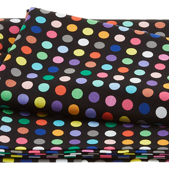 Never Enough Dots Favorites Medium Dots Black 2 Yard Cut