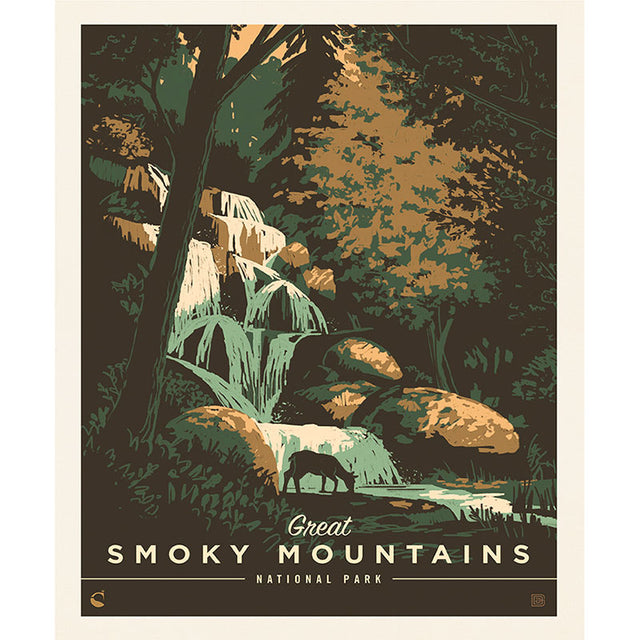 National Parks - Smoky Mountains Poster Multi Panel Yardage Primary Image