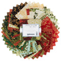 Holiday Flourish - Snow Flower - Gold Colorstory Charm Pack Primary Image