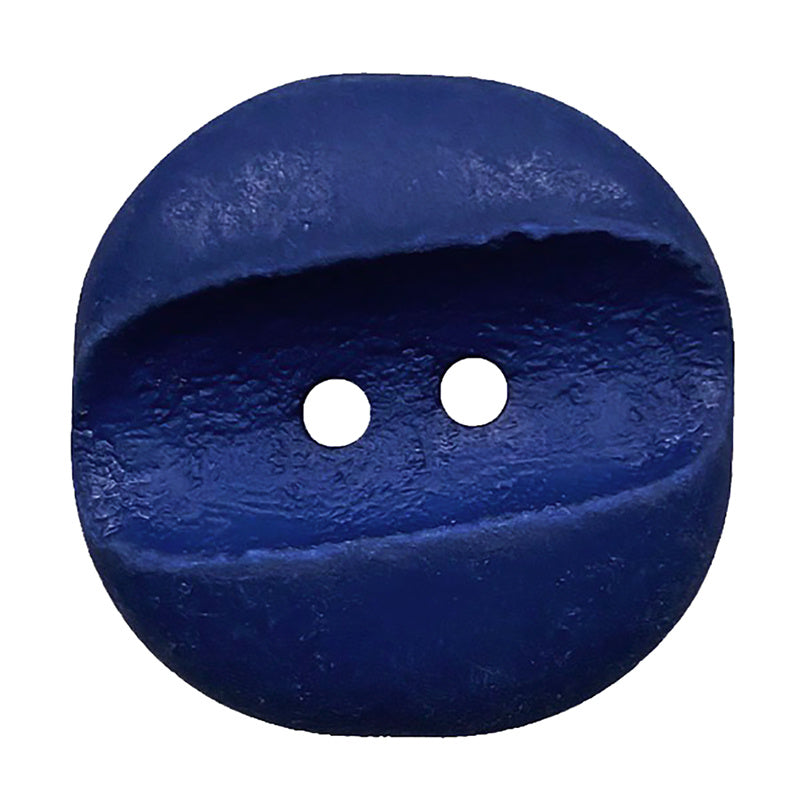 Square Polyamide 28mm Button - Navy Primary Image