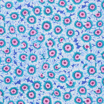 Kaffe Fassett Collective - February 2023 - Lucy Blue Yardage Primary Image