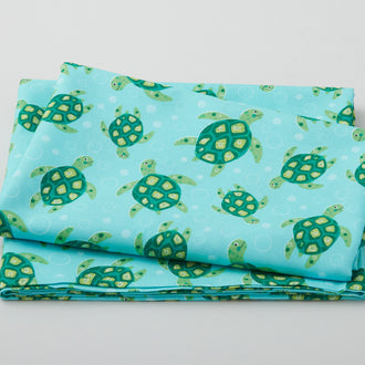 Under the Sea - Turtley Awesome Water 2 Yard Cut