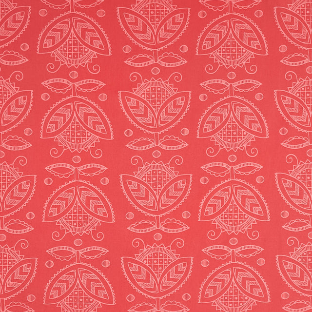All My Heart - Valentine Thistles Red Yardage Primary Image