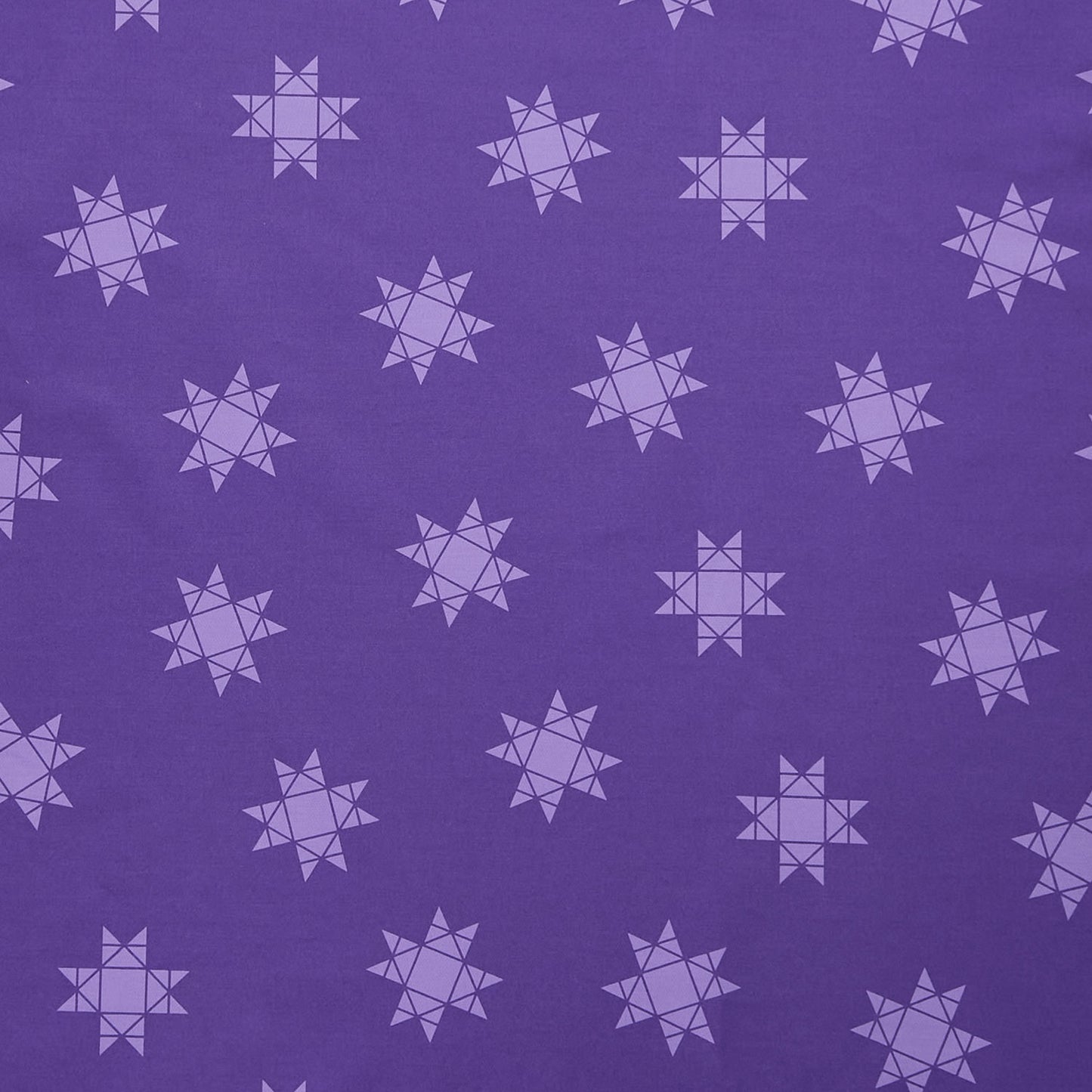 Missouri Star Quilt Backs - Tossed Missouri Star Royal Purple 110" Wide Backing Primary Image