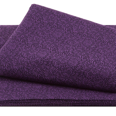 Wilmington Essentials - Grape Crush Firework Blooms Darkest Purple 3 Yard Cut