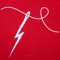 Man Sewing Red T-Shirt - Medium Alternative View #2