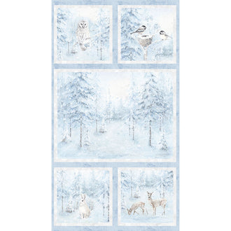 Woodland Frost - Forest Animals Multi Panel