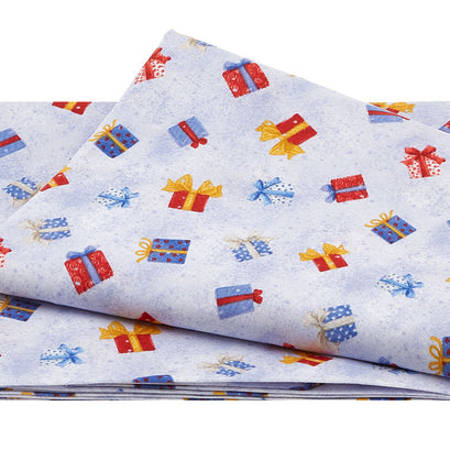 Snow What Fun - Present Toss Blue 2 Yard Cut