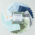 Cozy Cotton Flannels - Over the Moon Glacier Colorstory Charm Pack Primary Image