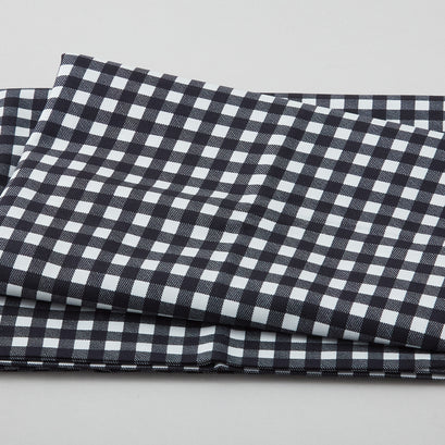 Digital Designs - Black Check Black/White 2 Yard Cut