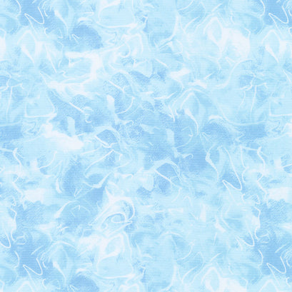 Paradise Bay - Water Texture Light Blue Yardage