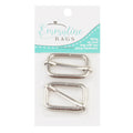 Emmaline 1" Wire Formed Strap Sliders - Set of Two Nickel