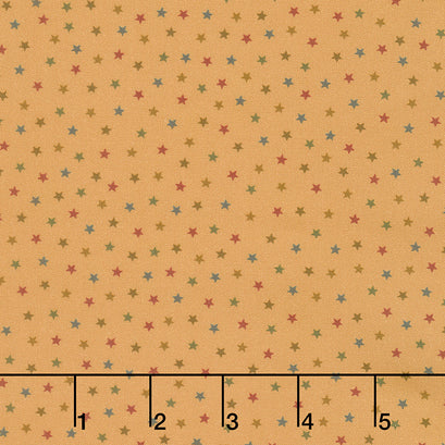 Grandpa's Journal - Stars Gold Yardage
