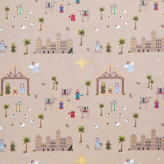 Silent Night - Main Desert Metallic Yardage