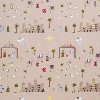 Silent Night - Main Desert Metallic Yardage