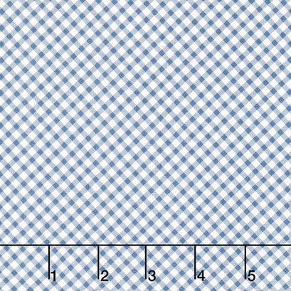 Daisy Fields - Gingham Denim Yardage