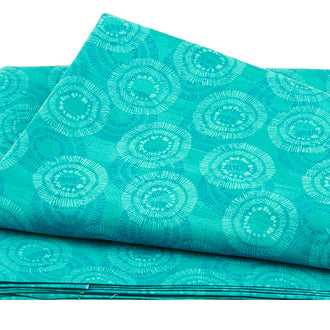 Wilmington Essentials - Circle Burst Teal 3 Yard Cut