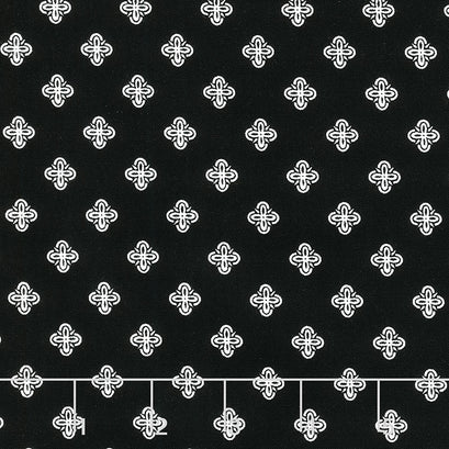 Fleur Noire - Diamond Black Yardage