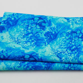 Water Blues - Oil Slick 2 Yard Cut