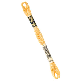 DMC Embroidery Floss - 676 Light Old Gold Primary Image