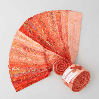 Java Batiks Orange Favorites Strips
