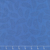 French Quarter - Dot Leaves Medium Blue Yardage Primary Image