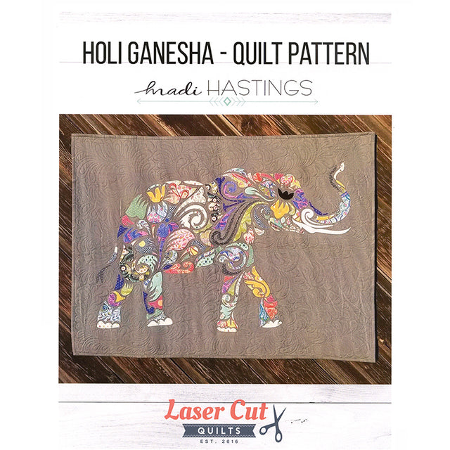 Holi Ganesha Quilt Pattern Primary Image