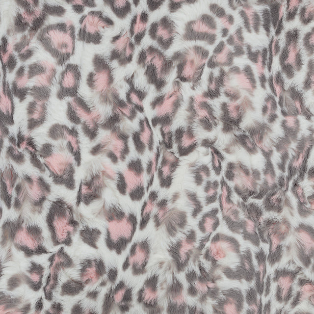 Luxe Cuddle® - Leopard Blush Minky Yardage Primary Image