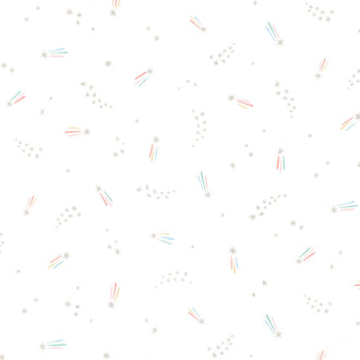 Cozy Cotton Flannels - Over the Moon Full Collection Shooting Stars Pastel Yardage