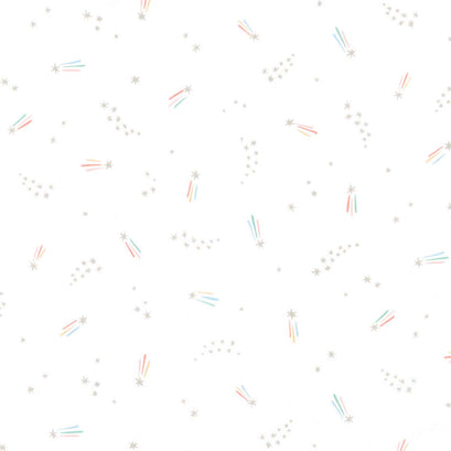 Cozy Cotton Flannels - Over the Moon Full Collection Shooting Stars Pastel Yardage