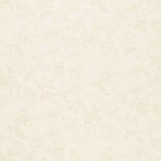 Nightfall - Decorative Floral Cream Yardage