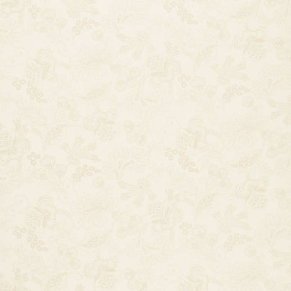 Nightfall - Decorative Floral Cream Yardage
