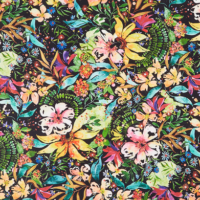 Eufloria - Floribunda Onyx Yardage
