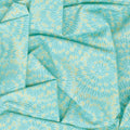 Joli Bijou - Texture Aqua Metallic Yardage Alternative View #1