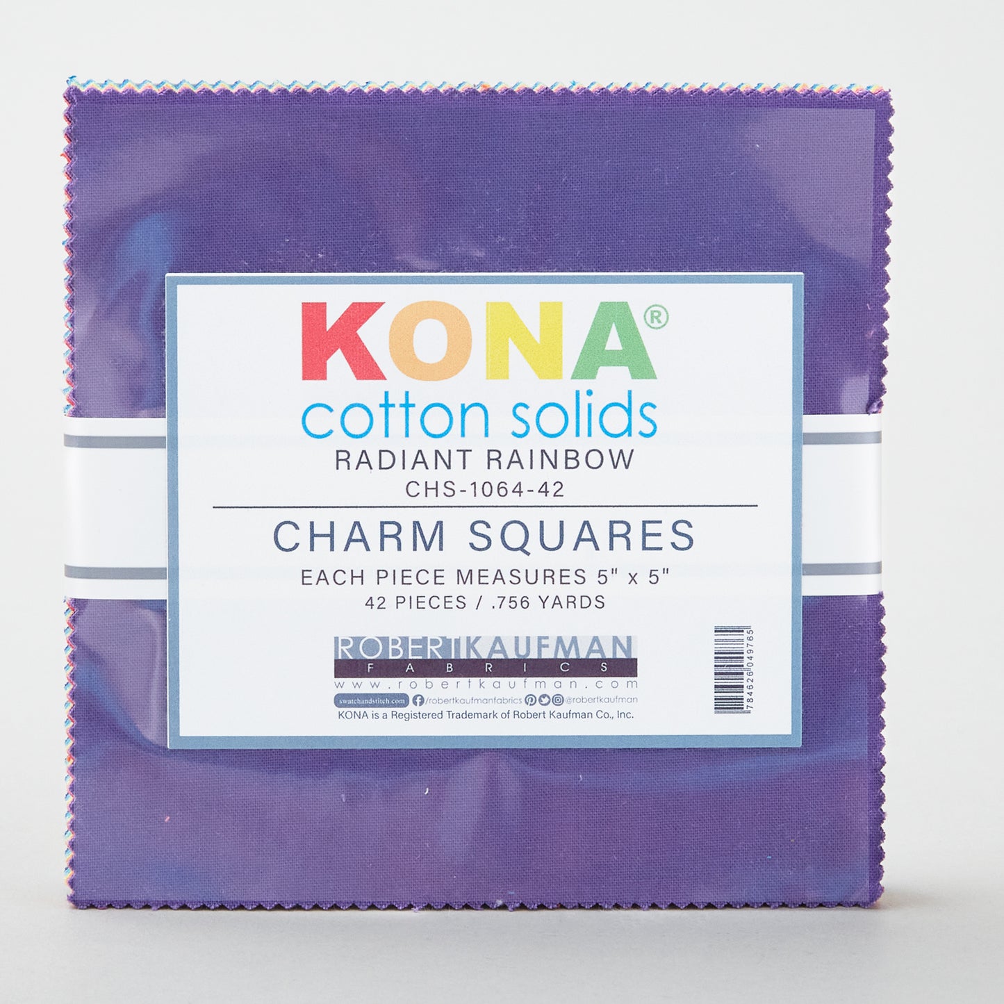 Kona Cotton - Radiant Rainbow Charm Pack Alternative View #1