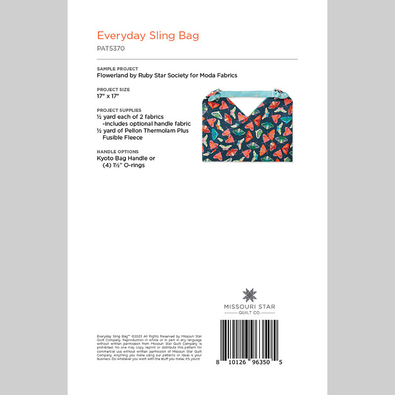 Everyday Sling Bag Pattern by Missouri Star Alternative View #1