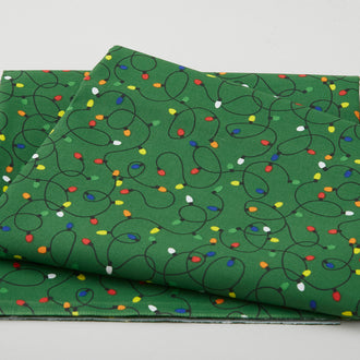 String Lights Primary - Green 2 Yard Cut