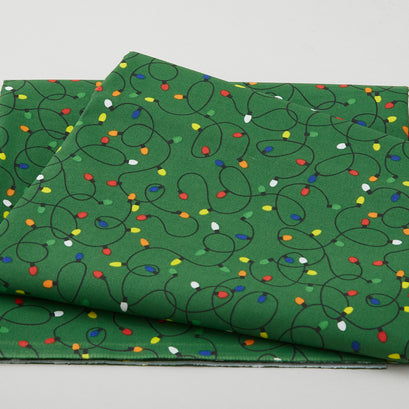 String Lights Primary - Green 2 Yard Cut