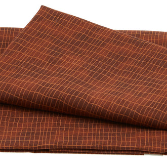 Quilter's Combination - Wiggly Grid Brown 2 Yard Cut