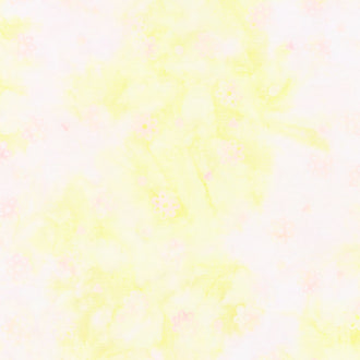 Paisley Got Mod Batiks - Flower Hexie Green Celery Yardage