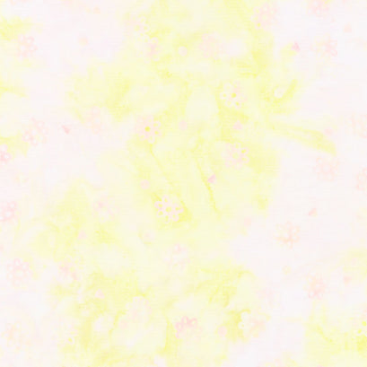 Paisley Got Mod Batiks - Flower Hexie Green Celery Yardage
