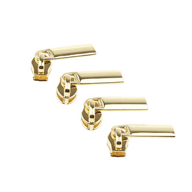 Sallie Tomato #3 Rectangle Zipper Pulls - Set of Four Gold Primary Image
