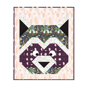 Digital Download - Rain the Raccoon Quilt Pattern Alternative View #2