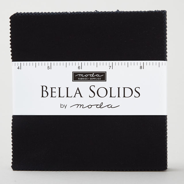 Bella Solids Black Charm Pack Primary Image