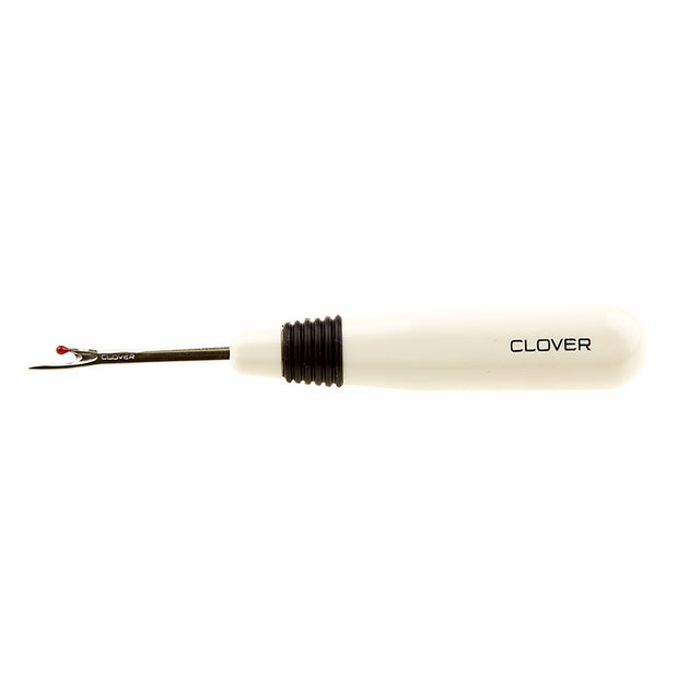 Clover Seam Ripper. single or 3 Pack 4.75 Long From End to Tip. the Handle  is Molded Plastic Not Actual Wood. Perfect for 463 